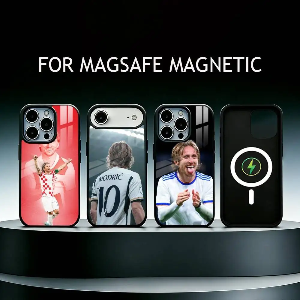 

Luka Modric Phone Case For iPhone17,16,15,14,13,12,11 Plus,Pro Max Magnetic For Magsafe Wireless Charging