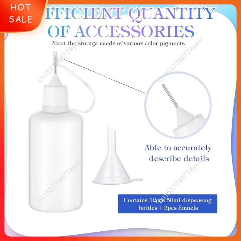 Kit de inicio automotriz con 12 clips de ventilación cuadrados para cabeza, botellas de pegamento con punta de aguja de 12 y 1 Oz, 100 bolsas de papel resellables A62X