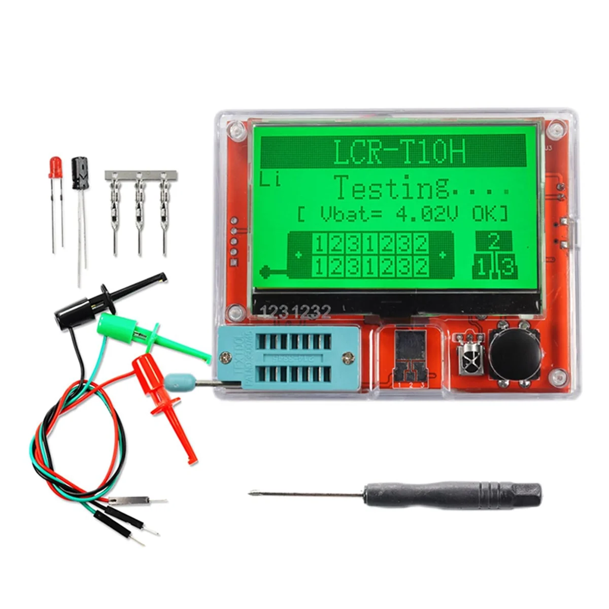 2025+ Digital Transistor Tester Multimeter Diode Triode Capacitance Meter MOS/PNP/NPN LCD Display Screen