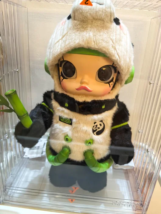 Auf Lager Original Pop Mart Space Molly Panda 400 % Actionfigur Trendige Spielzeugpuppe Mega Collection Handgefertigtes Geschenkspielzeug
