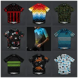 Twin Six Men Summer Quick Dry Short Sleeve Cycling Jersey Bicycle Road Kit Mtb Bike Shirt Outdoor Sport Maillot Ciclismo Hombre