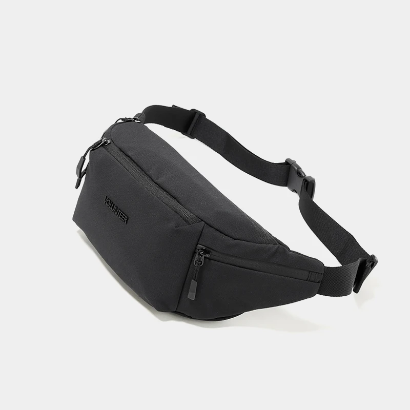 VOLUNTEER 4L Men's Crossbody Bag Casual Waterproof Phone Bags Man Oxford Multi-pocket Sports Running Cycling Waist Bag 1990-10