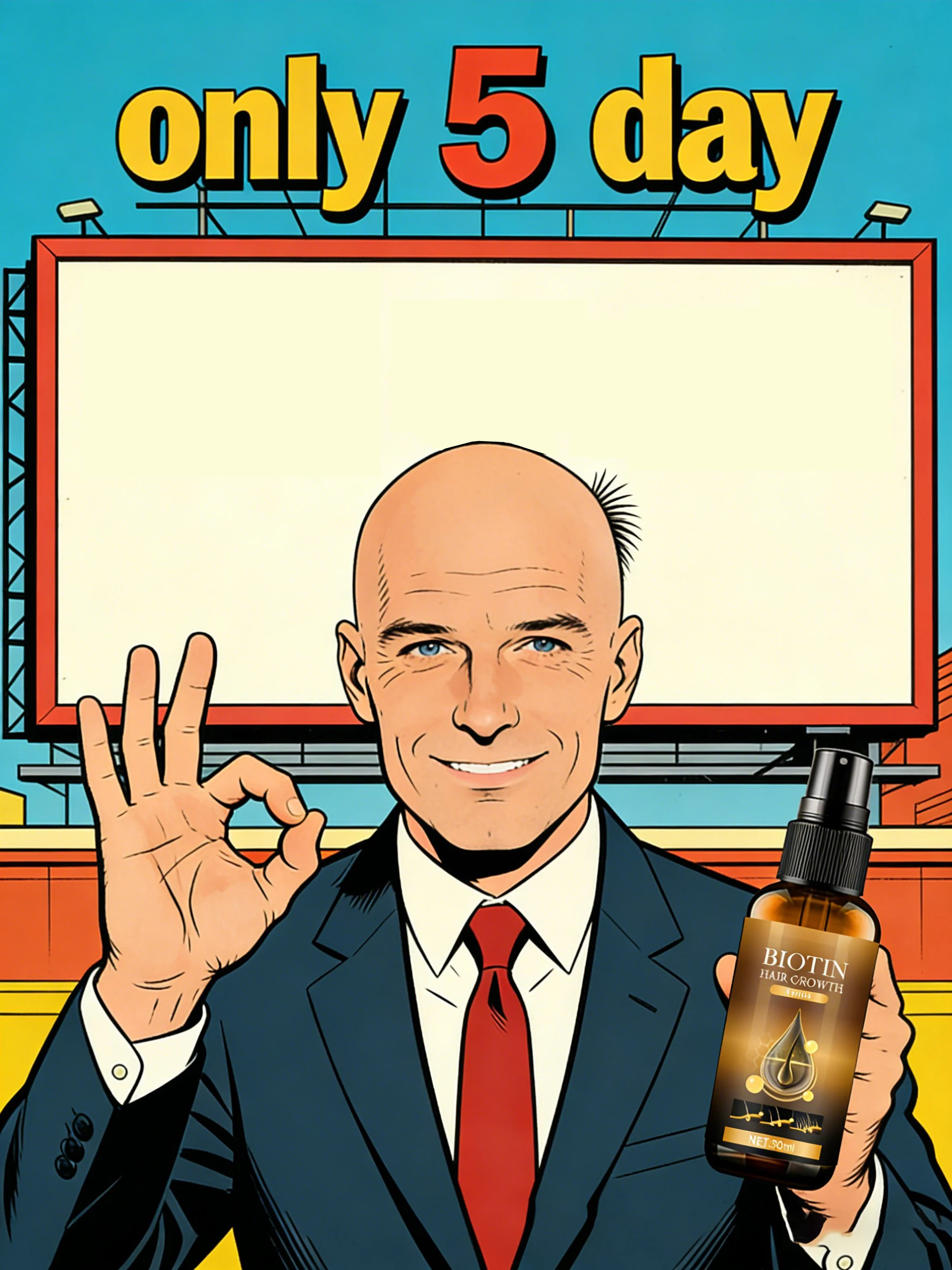 When you touch your head, don't let your hands feel empty; your head is full of hair.