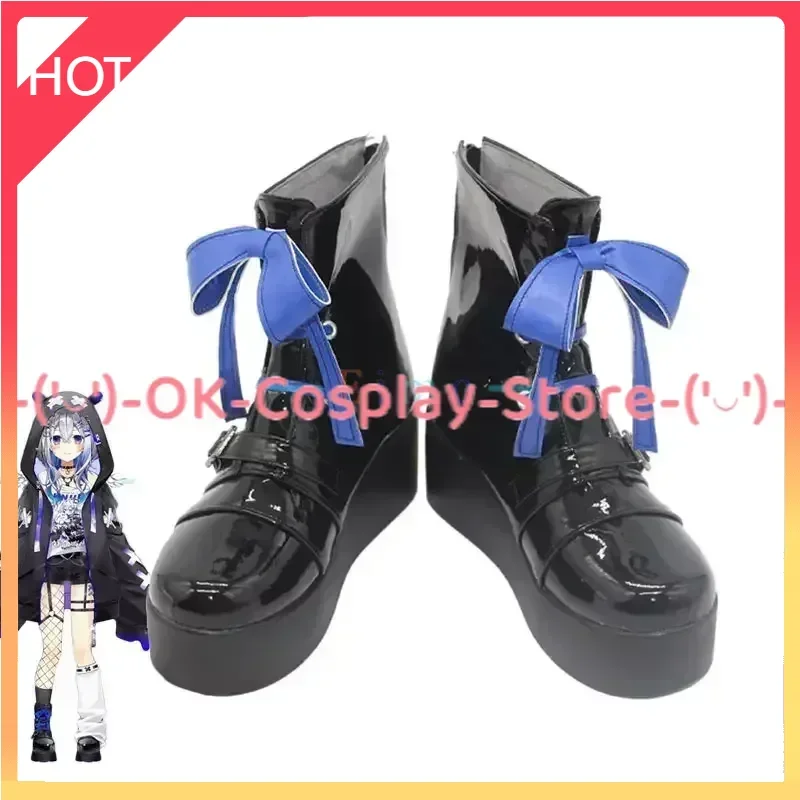 

Amane Kanata Cosplay Shoes Vtuber Cosplay Props Halloween Carnival Boots PU Shoes Custom Made