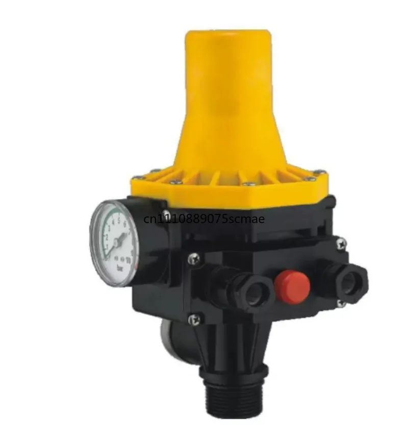 

Water Pump Pressure Controller Water Pump Automatic Controller Switch with Meter Automatic Start Stop Water Shortage Protection