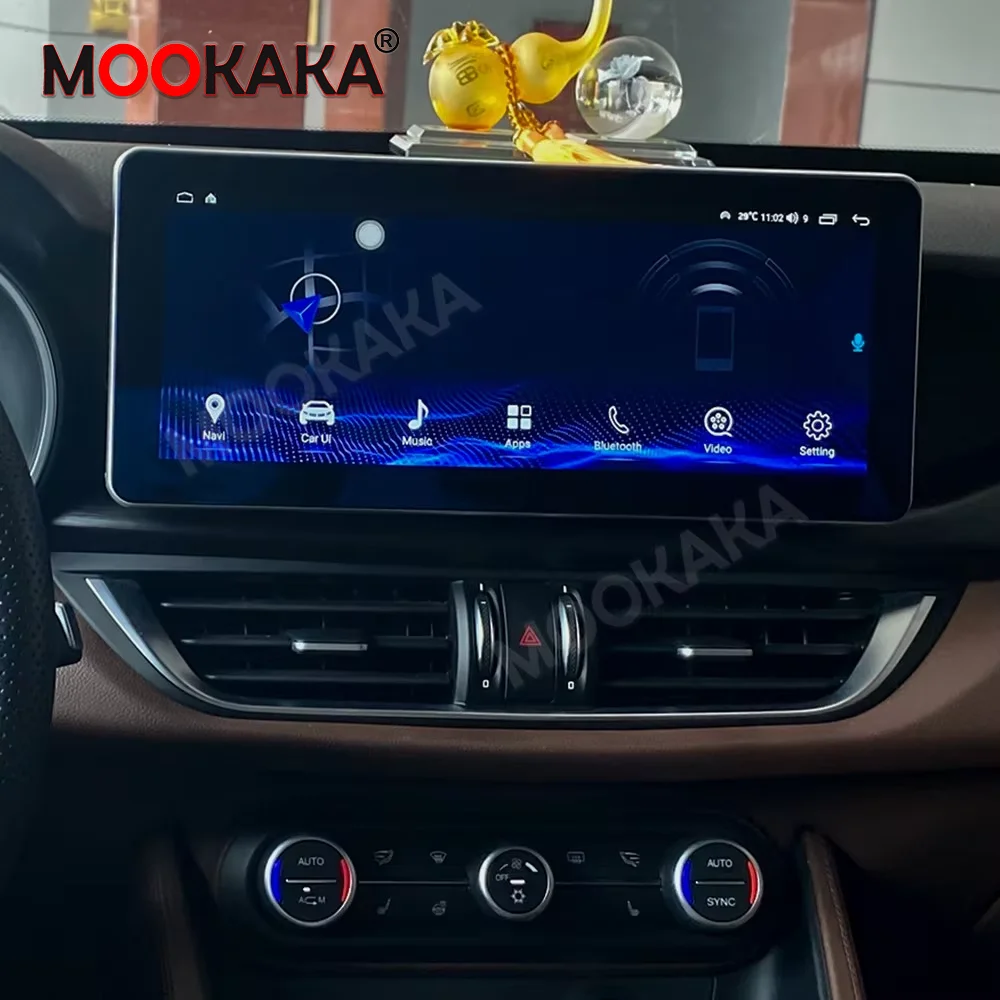 

Car Radio For Alfa Romeo Giulia Stelvio 2015-2020 Android 12.3 Inch Screen Carplay Stereo Video Player Multimedia GPS Navigation