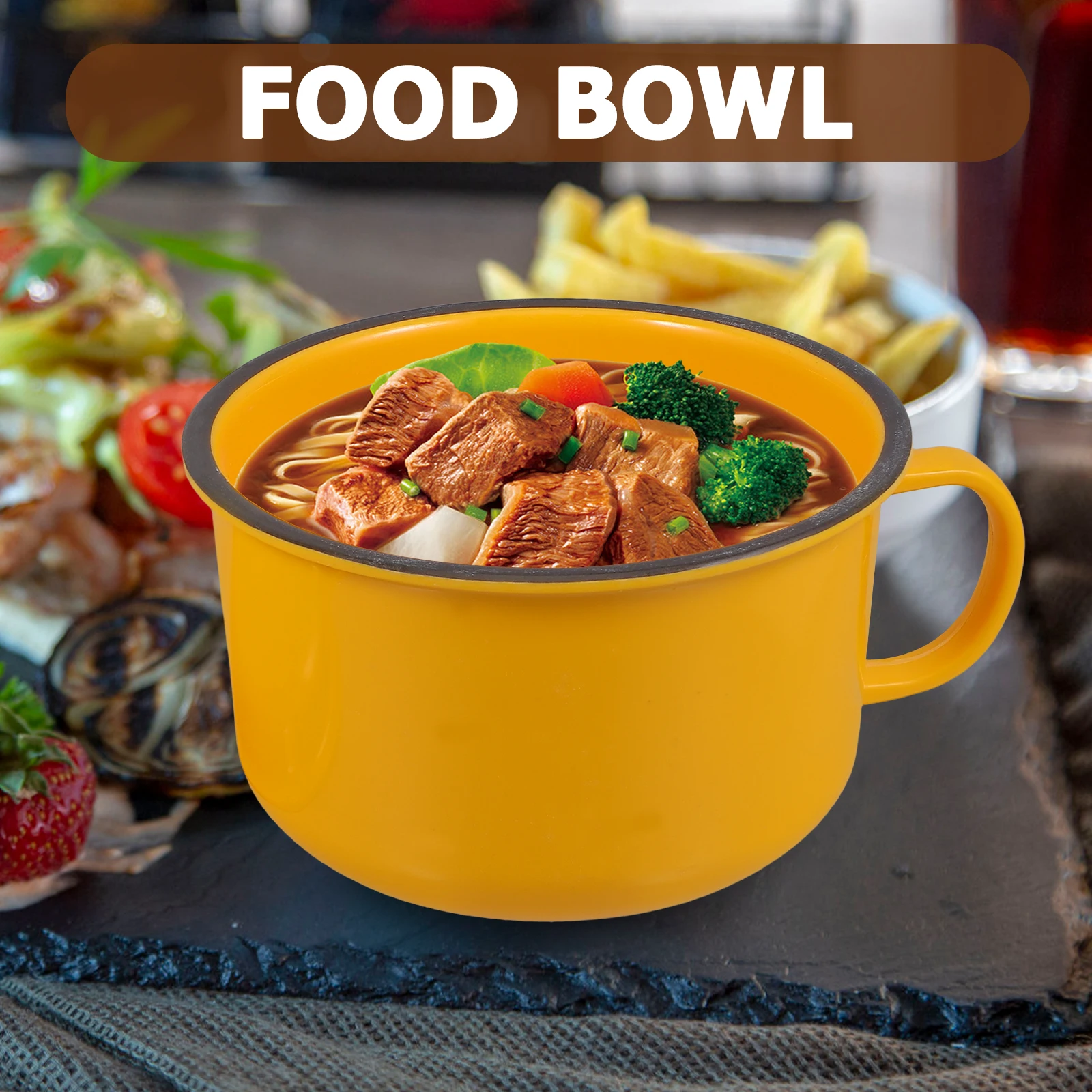 

Ramen Bowl Set Large Soup Noodle Microwave Instant Kitchenware Melamine Decorative Food Serving Chinese Style Rice Bowls