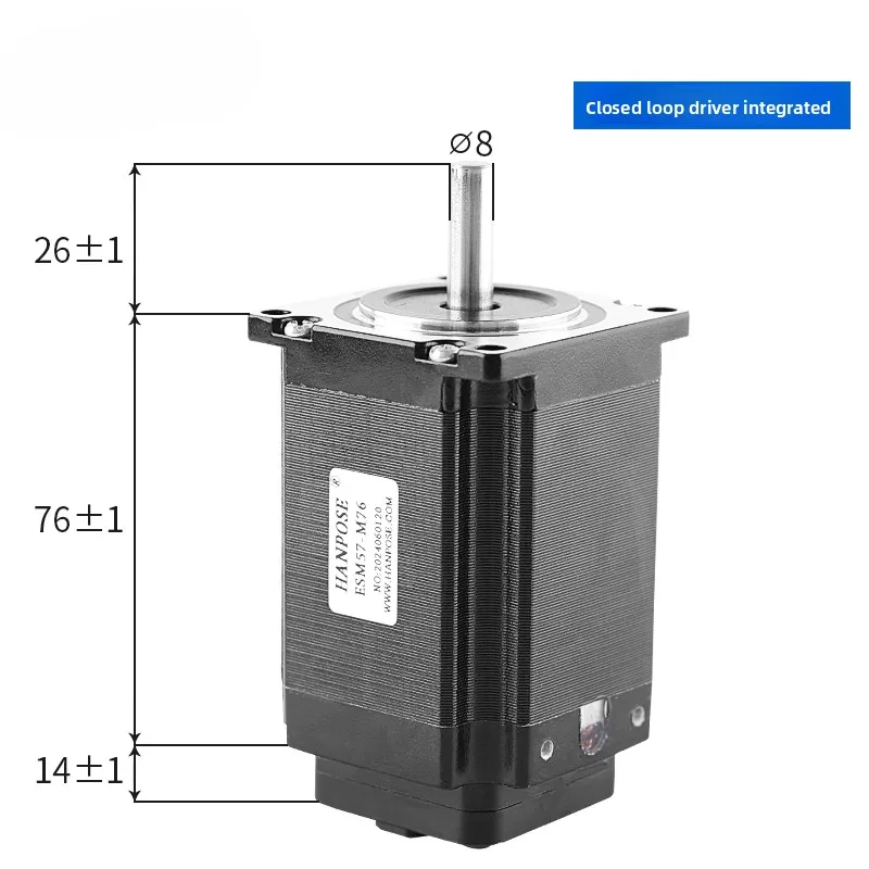 57 Integrated closed-loop drive stepper motor Automation motor equipment RS485 Modbus RTU