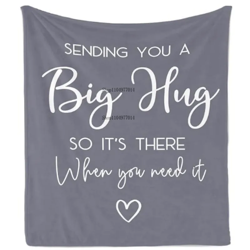 

Inspirational gifts for women/men, condolence gifts, missing gifts, mood-enhancing gifts, gray healing blanket