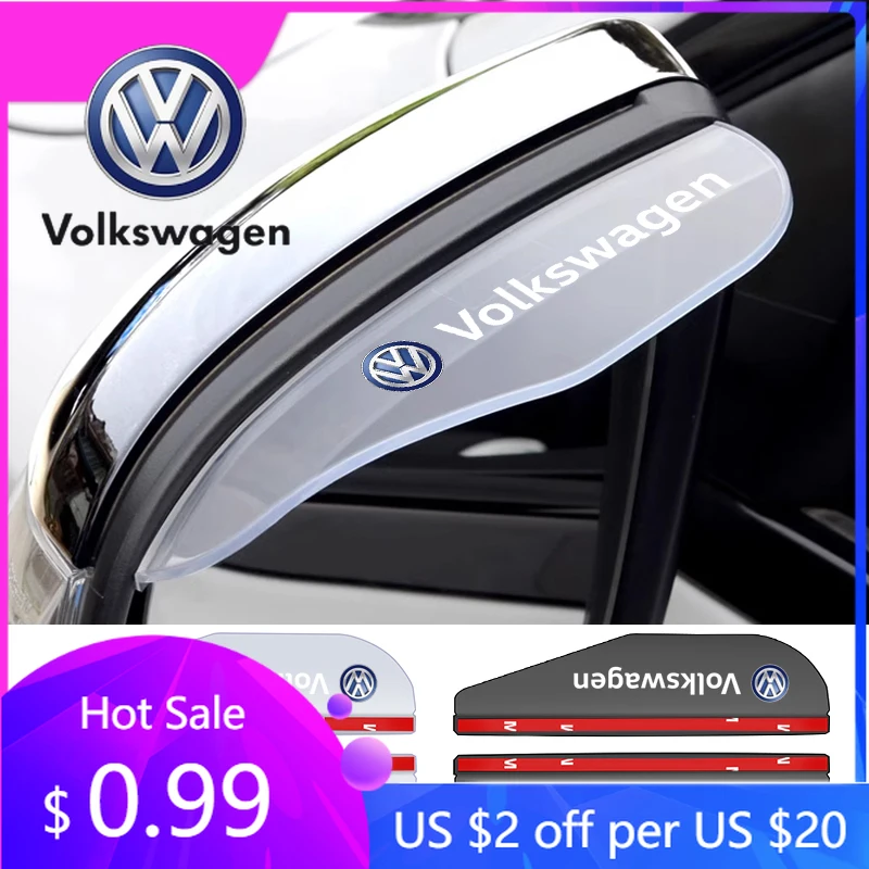 

Для VW Volkswagen Jetta MK5 Гольф Автомобильное зеркало заднего вида, наклейка от дождя, брови, авто боковое зеркало, непромокаемая крышка для Volkswagen VW To