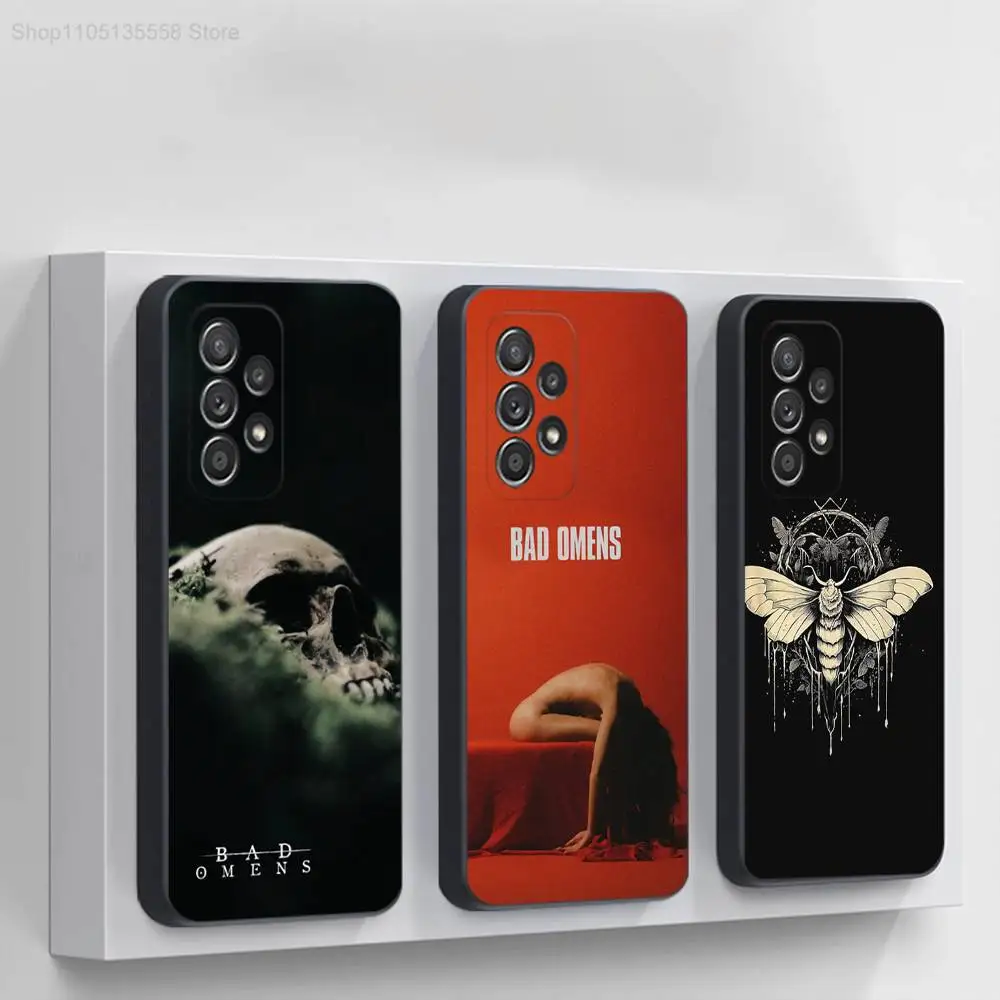 

Bad O-Omenss r-rain Phone Case For Samsung S 25,24,23,22,30,21,10,9,Ultra,Plus,Lite,FE,4,5G Black Soft Case