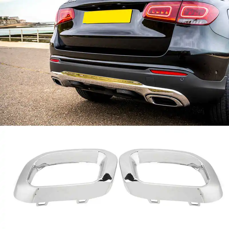 Fit GLC GLE GLS‑Class X253 C253 W167 V167 C167 X167 AMG Line2020 2021 2022 2023 Exhaust Tip Cover Trims Bezel