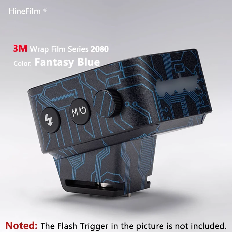 Hinefilm Skin for Godox X3 Wireless Flash Trigger Sticker Premium Decal Skin for Godox X3 X3-C Flash Trigger Protector Sticker