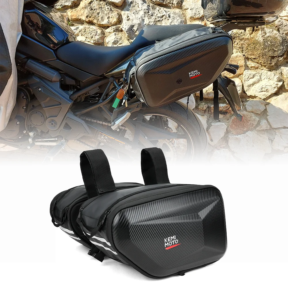 

For Honda CRF150R MSX125 CB300F CB190SS CBF150 NX125RX Motorcycle Box Hard Saddle Bags Universal For Street Bike Dirt Bike Parts