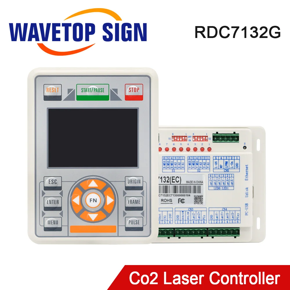 WaveTopSign Ruida RDC7132G Drive-Controller System Integrated for Co2 Laser Cutting and Engraving Machine