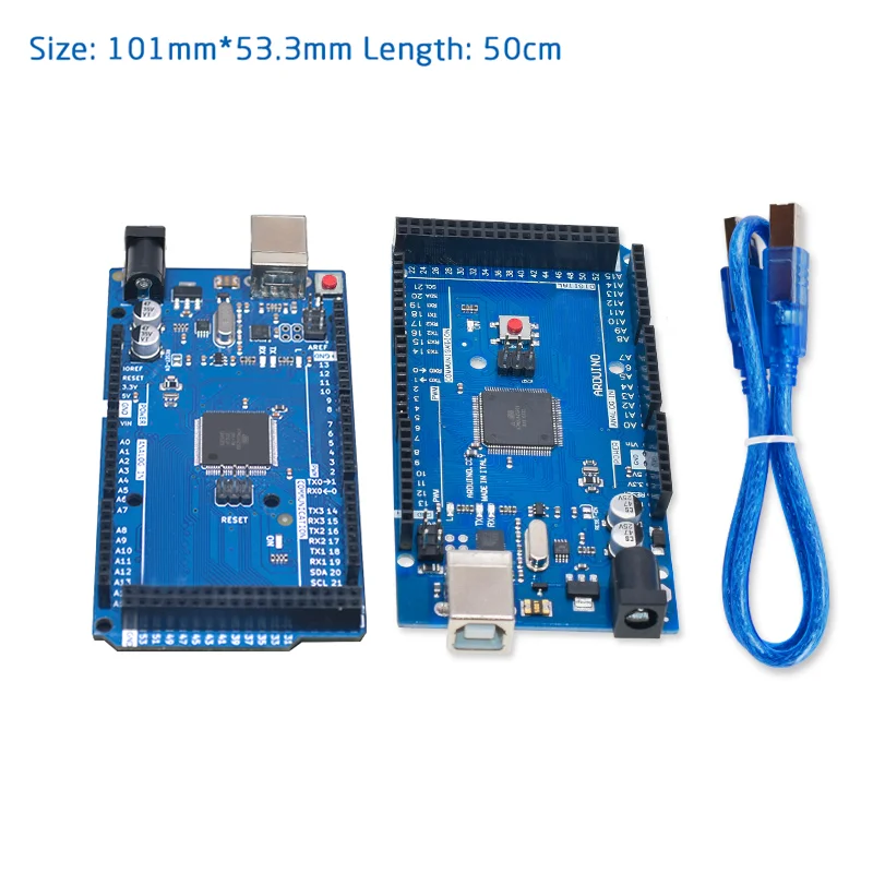 MEGA2560 Development board MEGA 2560 R3 ATmega2560 （16AU CH340G) AVR USB board For arduino 2023 New Latest Production