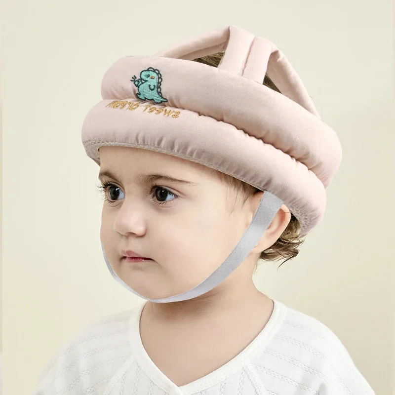 

New Baby Safety Helmet Head Protection Hat Toddler Anti-fall Pad Children Learn To Walk Crash Cap Adjustable Protective Headgear