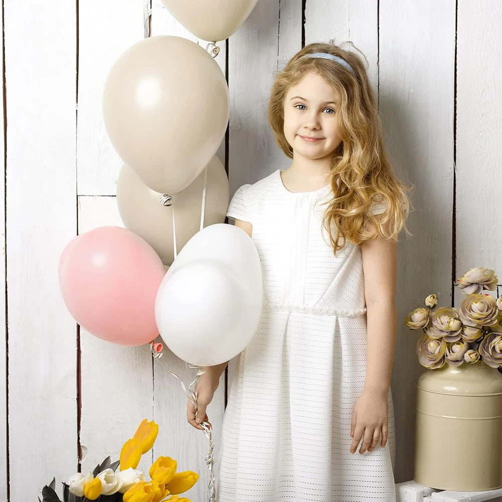 Sand White Balloons Arch Kit White Sand Ballon Garland Kid 1st Birthday Party Decor Wedding Baby Bridal Shower Decoration Globos