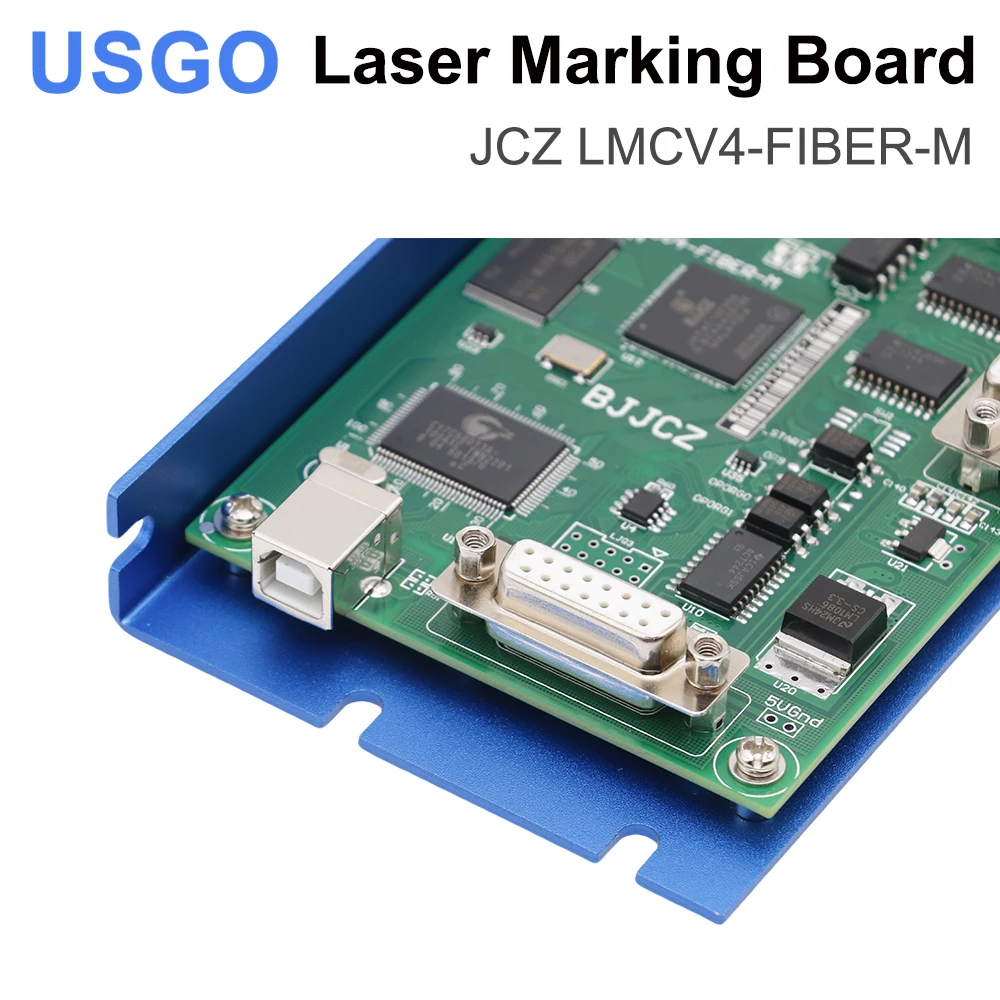 USGO BJJCZ LMCV4-FIBER-M Laser Marking Machine Controller Input Power DC5V 3A for 1064nm Fiber Marking Machine IPG Raycus MAX