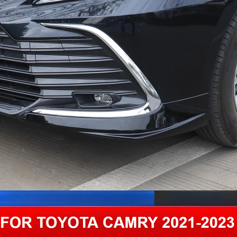 

Front Bumper Side Corner Protector Sticker Trims ABS Front Bumper Corner Strip FOR TOYOTA CAMRY 2021-2023