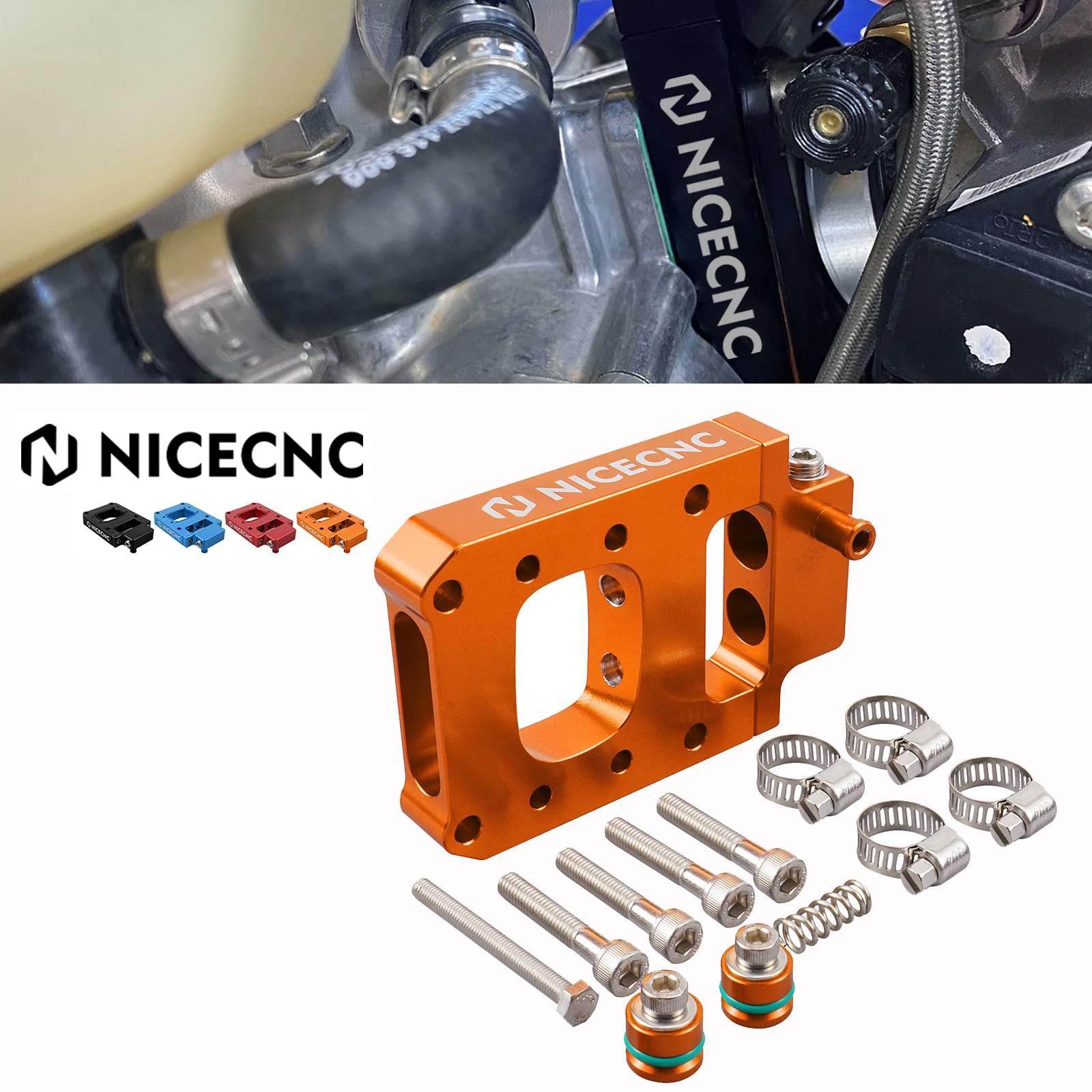 

NiceCNC TPI Injector Relocation Block For KTM TPI Bike Models 150 250 300 EXC XC XC-W TPi Six Days Injector Relocator Race Kit