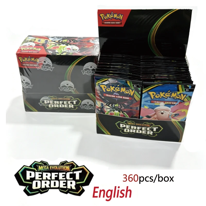 Boîte de boosters Pokémon Écarlate et Violet Évolutions Prismatiques 30-360 cartes – Commande Parfaite – Carte de combat Prism Booster