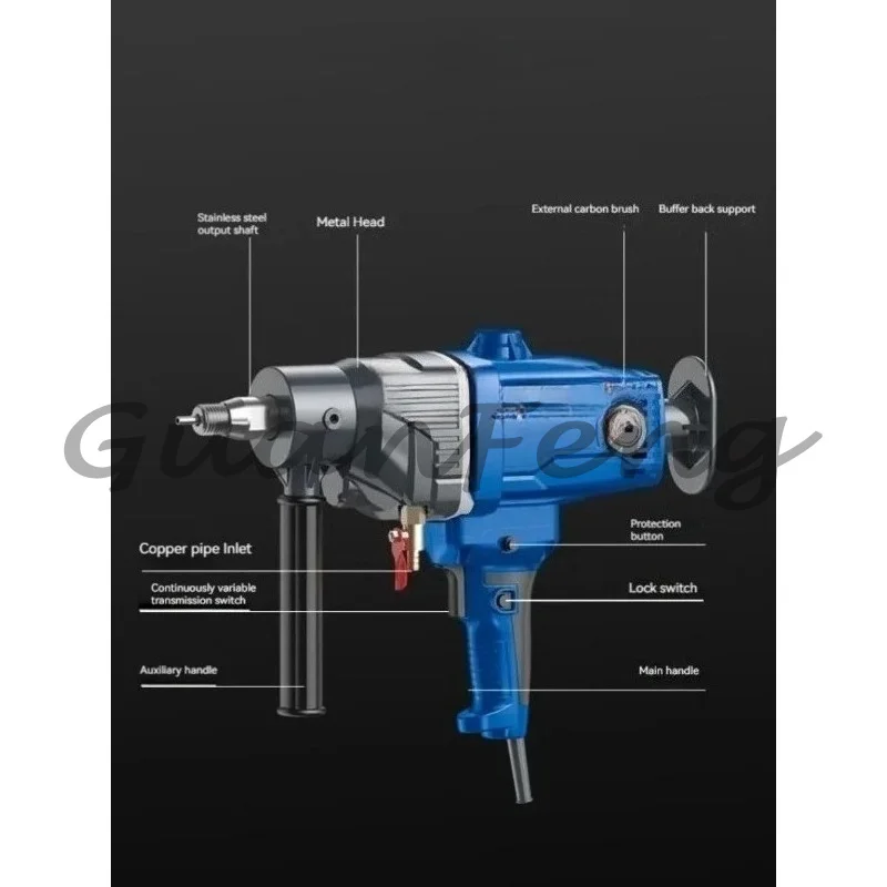 Handheld Concrete Core Drill High Power Electric Drill