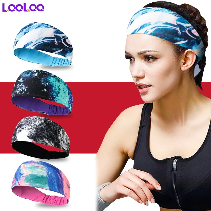 

1Pcs Sports Headband Basketball Equipment Elastic Absorbent Sweat Cycling Jog Tennis Yoga Gym Head Band Hair Bandage Men Women