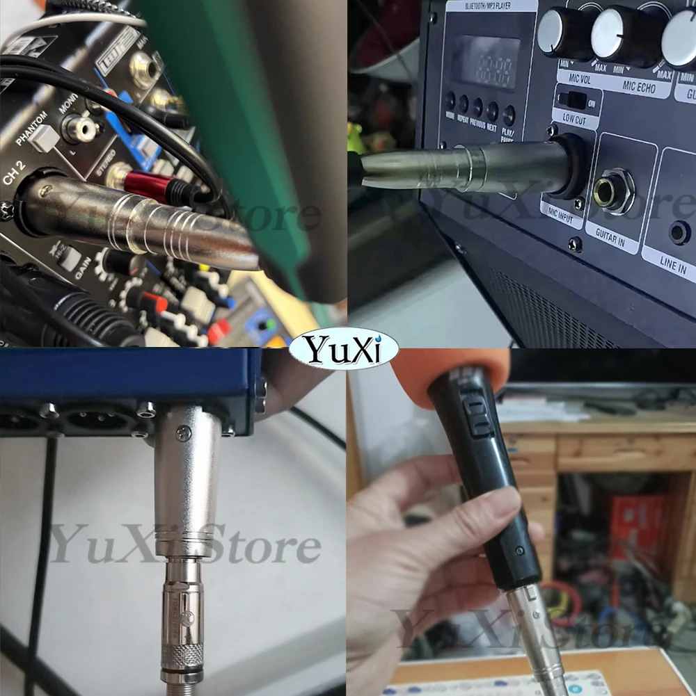 1/2 قطعة مطلي بالنيكل 3Pin XLR أنثى إلى 1/4 6.35 مللي متر ذكر جاك التوصيل ستيريو ميكروفون محول موصل TRS TS إلى XLR محول