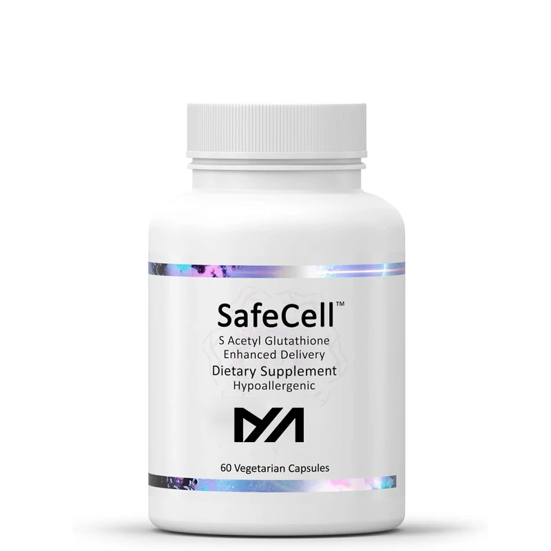 

SafeCell S-acetylglutathione supplement supports neurological health, and powerful antioxidants help neutralize free radicals