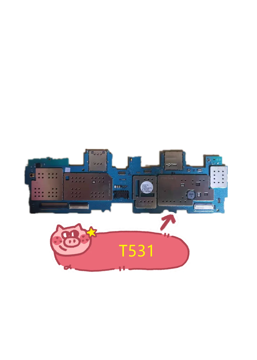 EU Version For Samsung Galaxy Tab 4 10.1 T530 WIFI T535 3G T531 4G Motherboard SM-T530 Full Chips mainboard Mother Circuit board