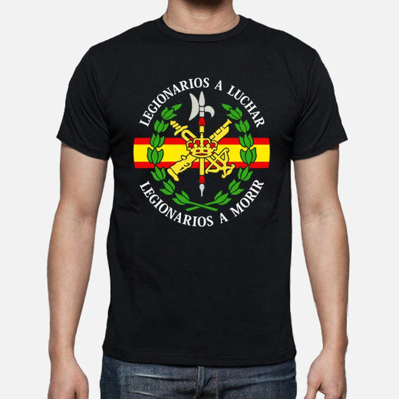 Spanish Legion Tercio De Extranjeros Men T-Shirt Short Sleeve Casual 100% Cotton O-Neck Summer Tees