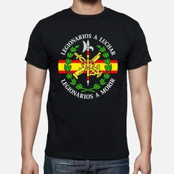 Hiszpański Legion Tercio De Extranjeros mężczyzn T-Shirt na co dzień 100% bawełna O-Neck letnie koszulki