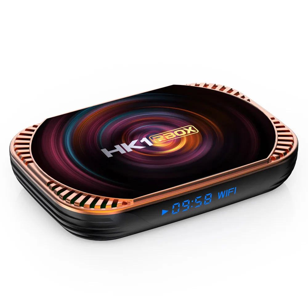 HK1 RBOX X4 Android 11 TV Box Amlogic S905X4 4GB 128GB 1000M 8K 3D 2.4G&5G Dual Wifi Media Player Set Top Box