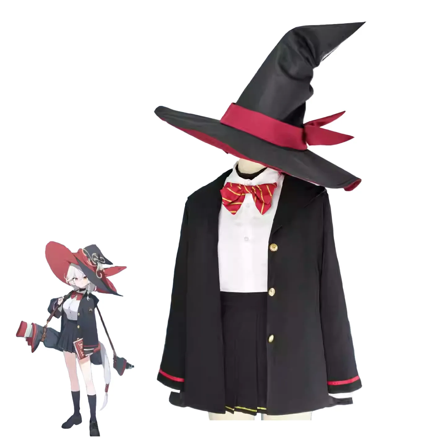 Disfraz de Cosplay de Blue Archive, Shirataki Eri del Club de Investigación Paranormal de la Academia de Arte Wild Hunt