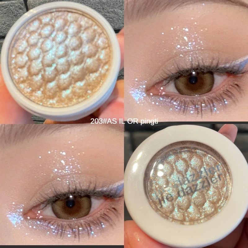 Monochrome Eye Shadow Smooth Delicate Anti-sweat Not Easy To Take Off Makeup Fit Delicate Eye Shadow Plate Lasting Eyeshadow