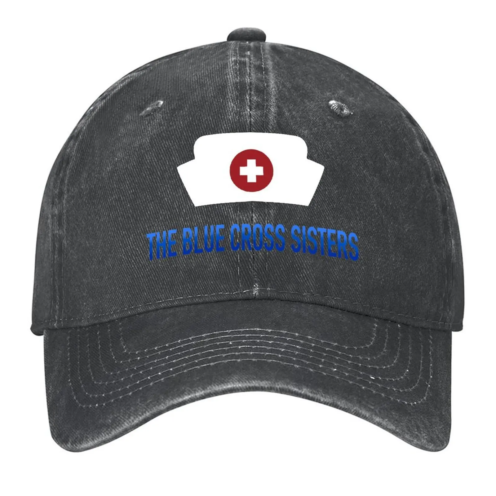 

The Blue Cross Sisters, Custom for Rope Drop Nurses Baseball Cap luxury woman cap Snapback Cap summer hat Woman Men's
