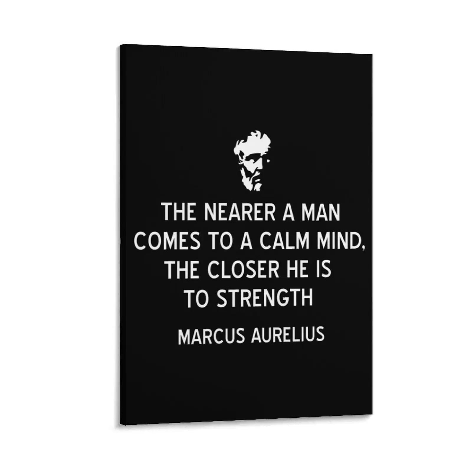 

Stoicism Quote on Strength and Calm Mind by Marcus Aurelius Canvas Painting art interior paintings anime room decor anime figure