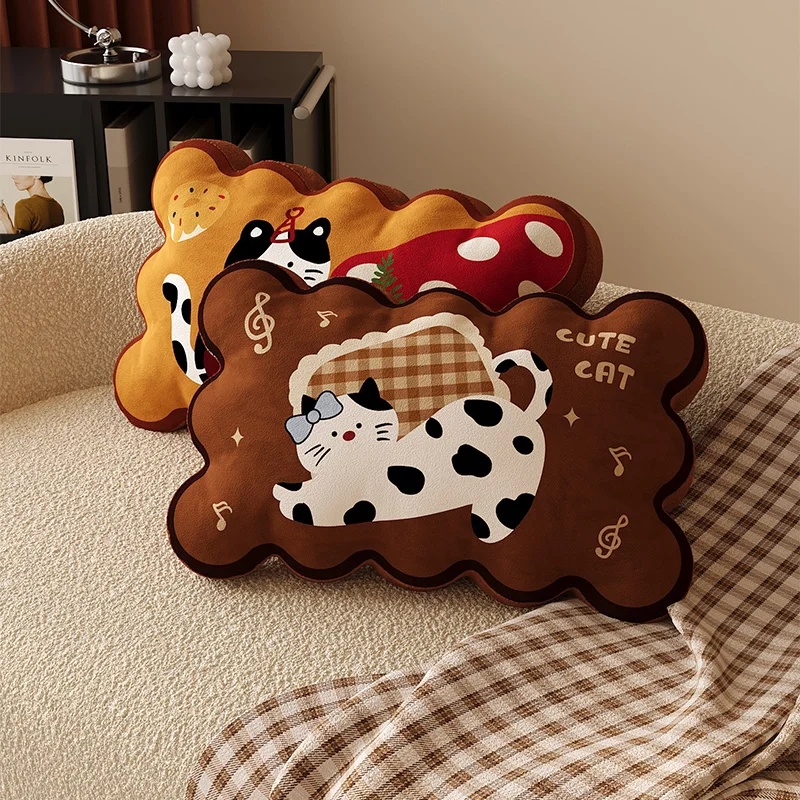 

Cute Pillow Living Room Sofa Barest Cuion Window Bed Headrest Home Decorative Waist Pillow Non-Cusizable Detachable