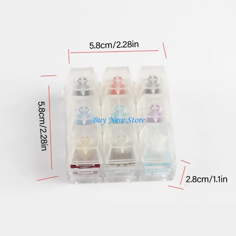 20CE مريح 9 مفاتيح مفاتيح TESTER TOUND مفاتيح اختبار SAMPLER لوحة المفاتيح الميكانيكية