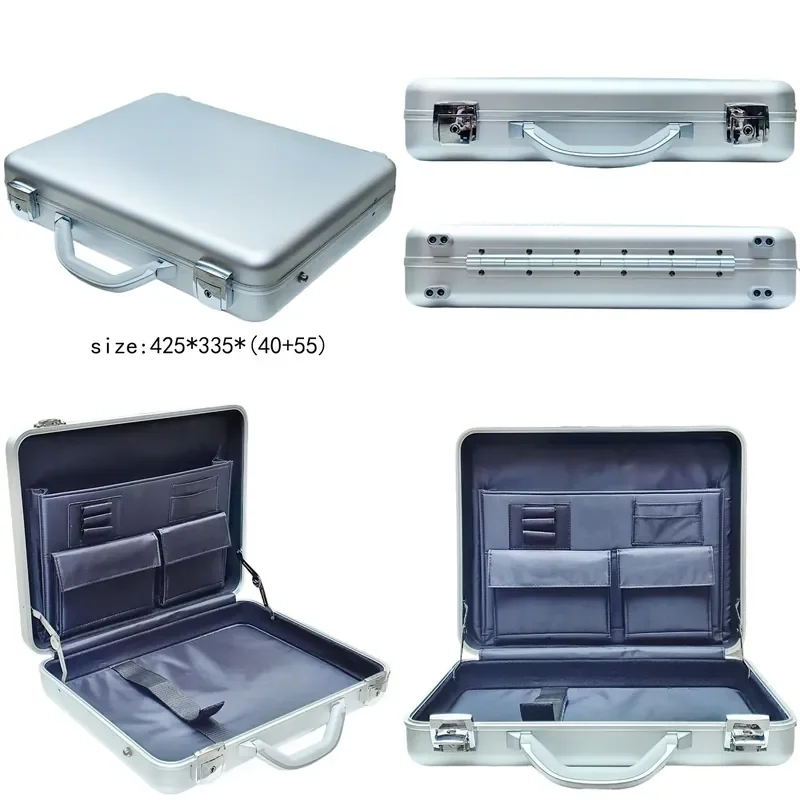 Customizable-Customized one-piece aluminum-magnesium alloy box EVA custom aluminum alloy box Portable aluminum alloy toolbox