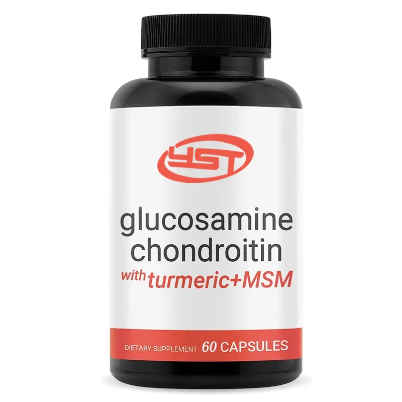 

Glucosamine chondroitin turmeric,a high-quality supplement suitable for men and women,supports joints with 60vegetarian capsules