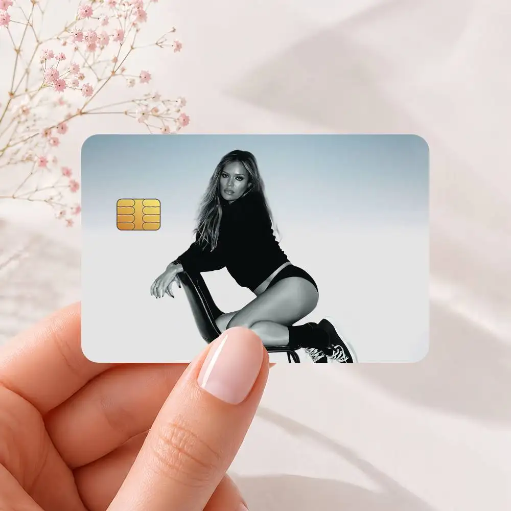 K-Karol G „No Me Arrepiento de Sentir Tanto“ Kreditkarten-Skin-Aufkleber für Bank-, Bus- und U-Bahn-Karten, wasserdicht, kratzfest, Geschenk, 4 Stück – Detail 7