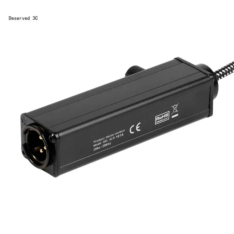 Balanced Output Control 3.5mm Sound Converters Ground Isolators