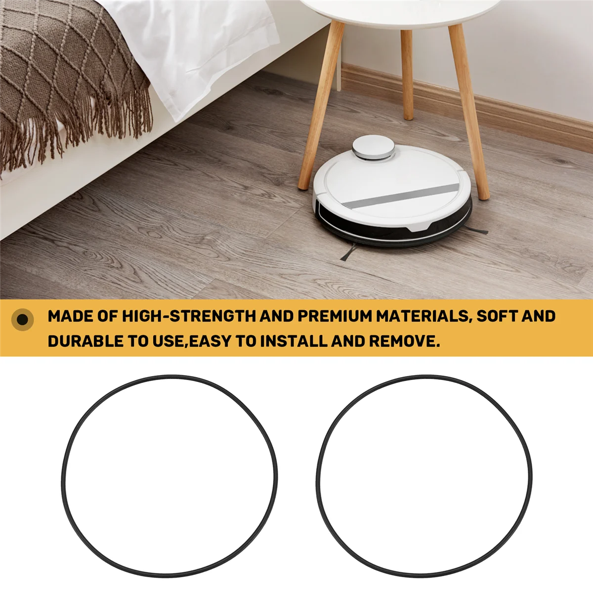 A62X 2 ชิ้นเหมาะสําหรับ Ecovacs Deebot De55 / 53Dn55 / 520 / T5 Sweeping Robot อุปกรณ์เสริมมอเตอร์ LDS เข็มขัด