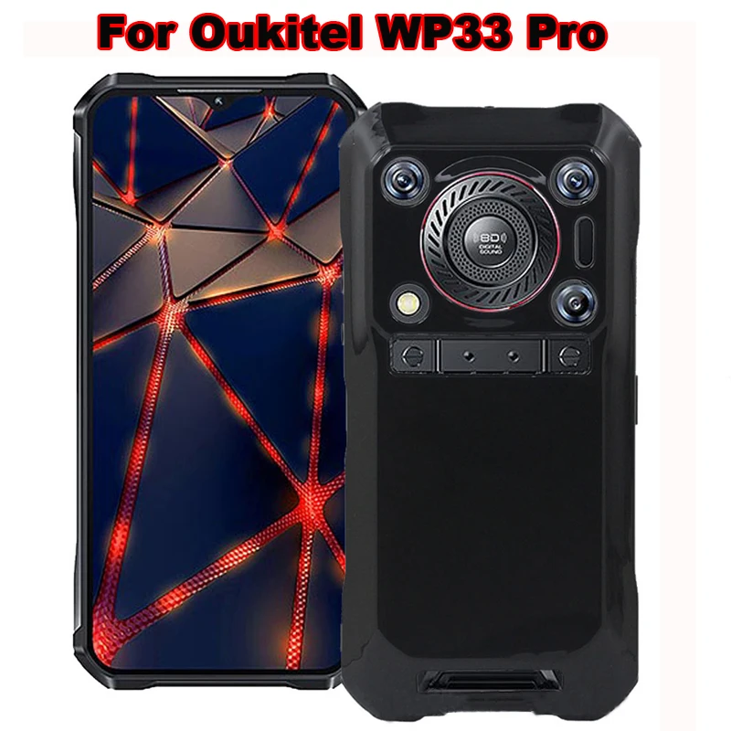 Защитная задняя крышка для камеры Oukitel WP33 Pro чехол Etui, мягкий прозрачный чехол для телефона из ТПУ для Oukitel WP33 Pro WP33Pro Silicon Caso