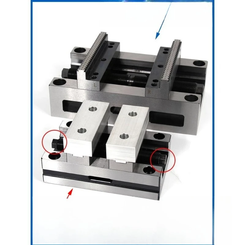 Precision four-axis five-axis turntable fixture vice numerical control machining center concentric flat pliers