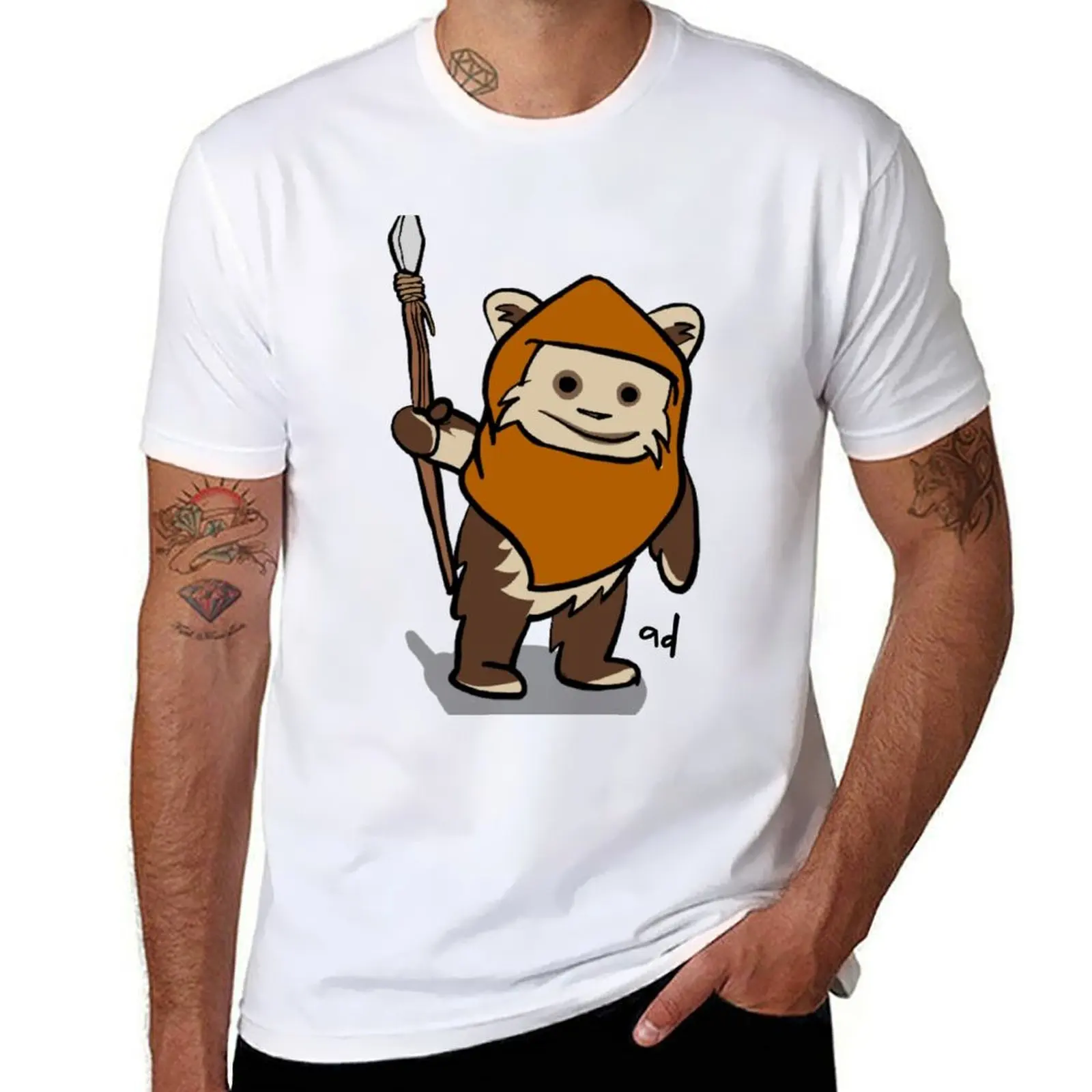

lil ewok 2 T-Shirt t shirts for man slim fit t shirt man plain T-Shirt