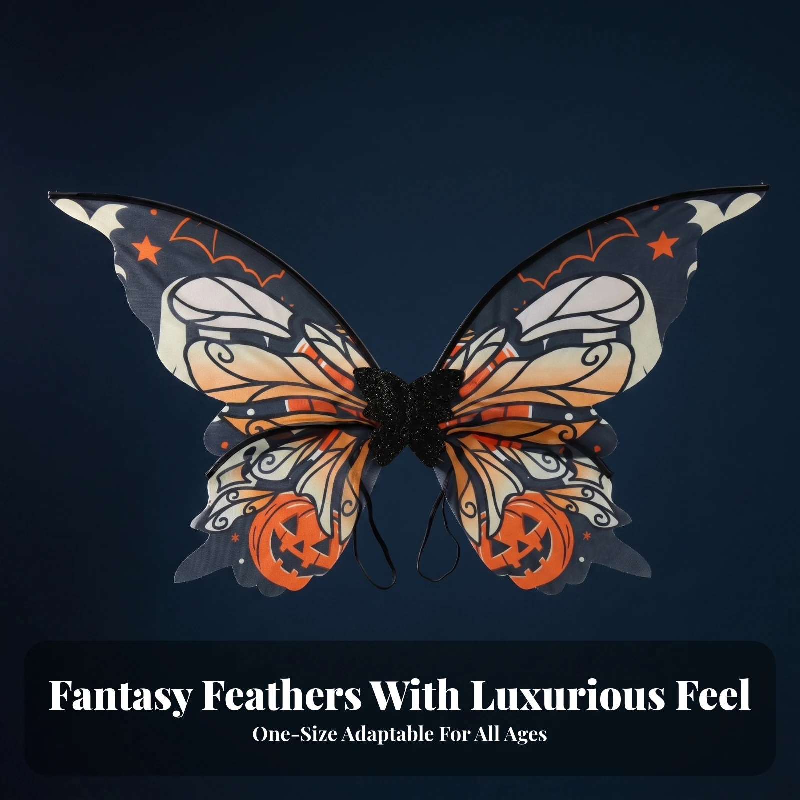 Costume Accessory Secure Butterfly Wing Accessory Costume Wings with Straps Cosplay for Cosplayers, Halloween, Dress-up Parties