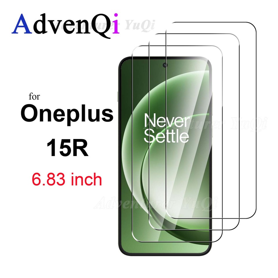  Screen Protector For Oneplus 15R 6.83 inch Tempered Glass HD 9H Transparent Clear Anti Scratch Case Friendly 